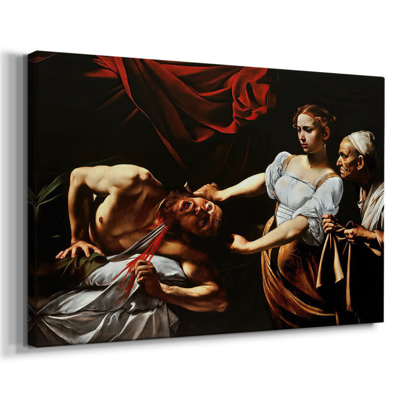 Judith décapitant Holofernes-Caravage-Gallery, toile tendue-c. 1599-1602, 24 x 36