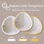 32 po x 32 po Miroir gris