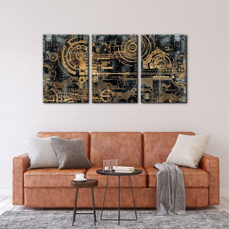 3 Piece Wrapped Canvas Wall Art