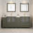 Brescia 84" Double Sink Freestanding Bathroom Vanity with Ceramic Top and Matching Mirrors-106870355