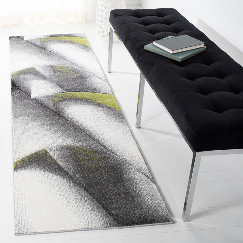 Tapis géométrique Tontitown Performance, Tapis de couloir 2 pi 3 po x 8 pi