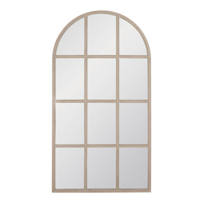 Miroir quadrillé arqué