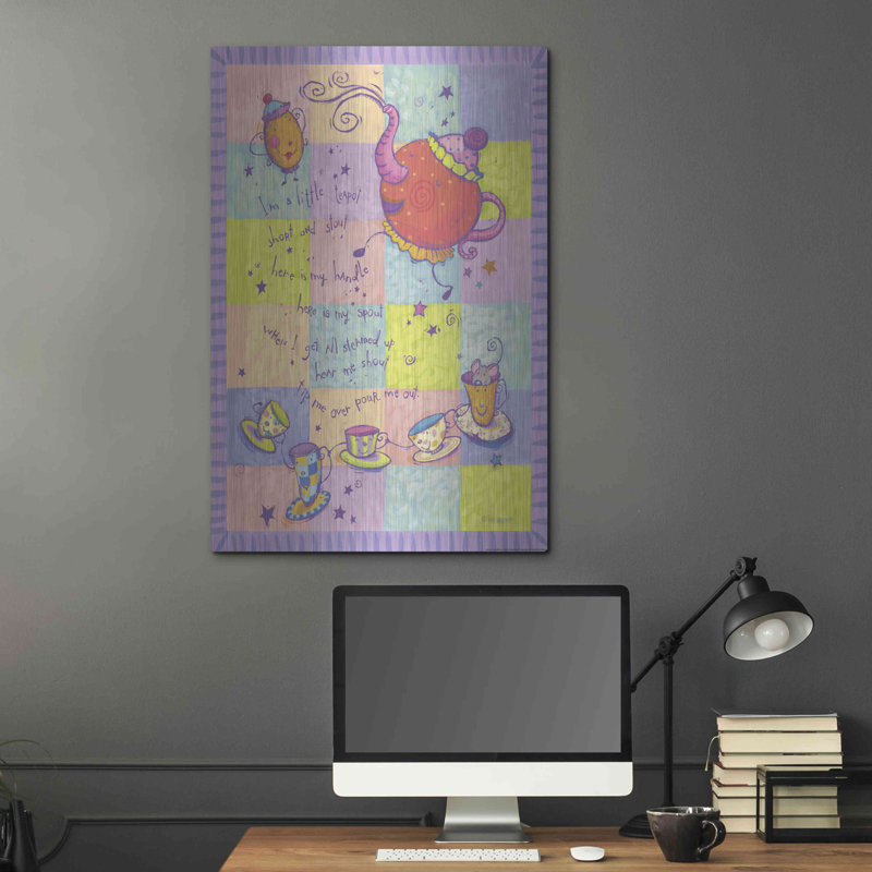 " Rhyme 1 Teapot " Print, 36" H x 24" W