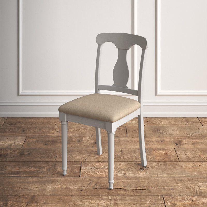 Daneya 19'' H Upholstered Acacia Side Chair