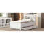 Lit plateforme simple avec tête de lit, ports USB et lit gigogne, parfait pour un gain de place et un confort moderne.-169720563-169720562