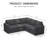 Aubade Storage L-Shaped Modular Sofa Set With Pull-Out Sofa Bed-2120586631