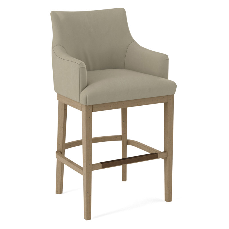 Upholstered Stool, Rumor Dymond Dust, Black