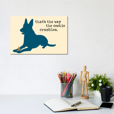 Cookie Crumbles by Dog Is Good And Cat Is Good - Wrapped Canvas Gallery-Wrapped Canvas Giclée
