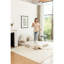 Lit pliable, oreiller, lit simple, polyvalent, bureau à domicile, housse en velours côtelé, siège mi-moelleux, mousse haute, espace salon-76429706
