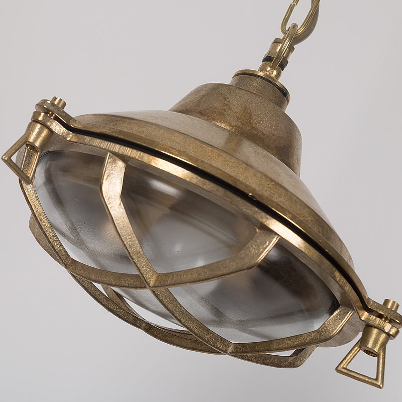 Turin 1 - Light Brass Dome Pendant