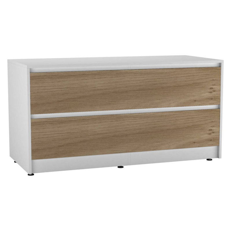 Rectangle Accent Chest, White
