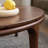 Black walnut solid wood end table-113571940