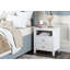 Kingsbridge 53cm W Solid + Manufactured Wood Bedside Table-16540960