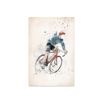 I Want To Ride My Bicycle by Balazs Solti - Unframed Painting