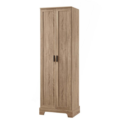 Storage Cabinet With Two Doors For Bathroom,Office,Adjustable Shelf,MDF Board