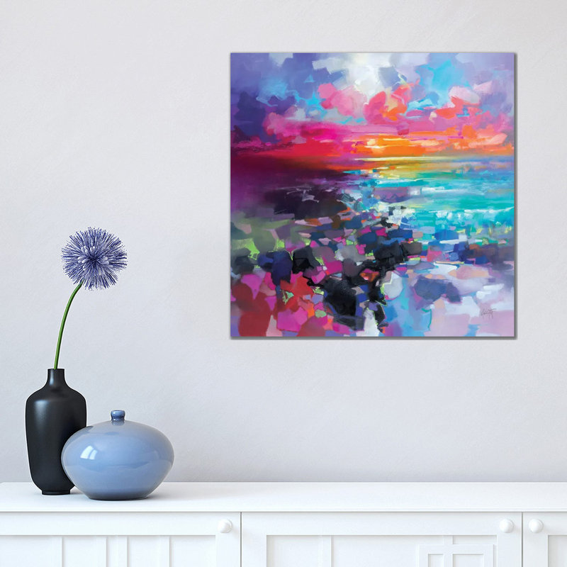 Barra Sunset Fragments by Scott Naismith - Wrapped Canvas Gallery-Wrapped Canvas Giclée, 45.72 cm H x 45.72 cm W
