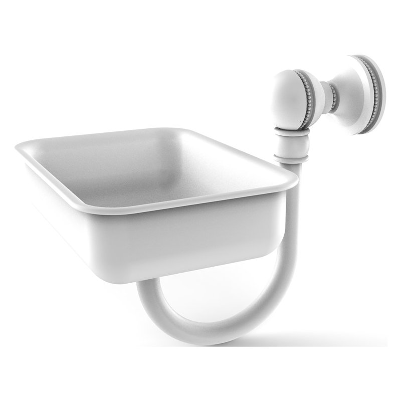 Mambo Soap Dish, Matte White