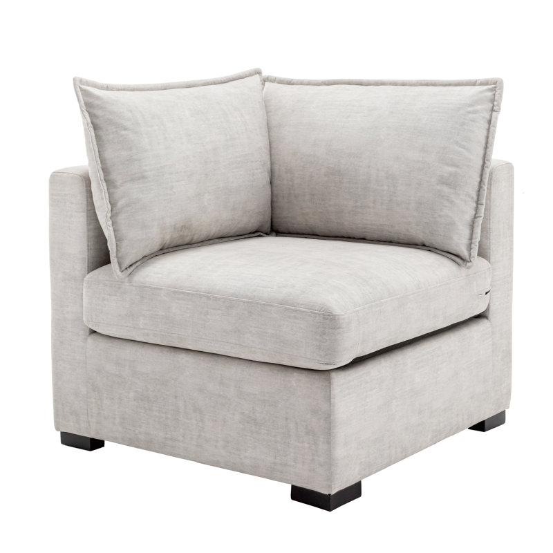 Fauteuil d'appoint Bennett, Polyester brun clair