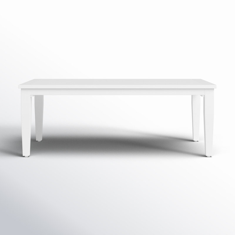 Lilah White Aluminum Coffee Table