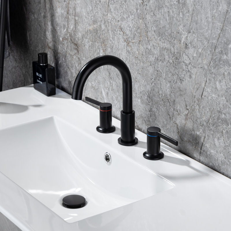 Robinet de salle de bain à large entraxe