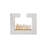 55.12"Black Modern Simulated Flame Electric Fireplace Humidifier-118508728-118508729