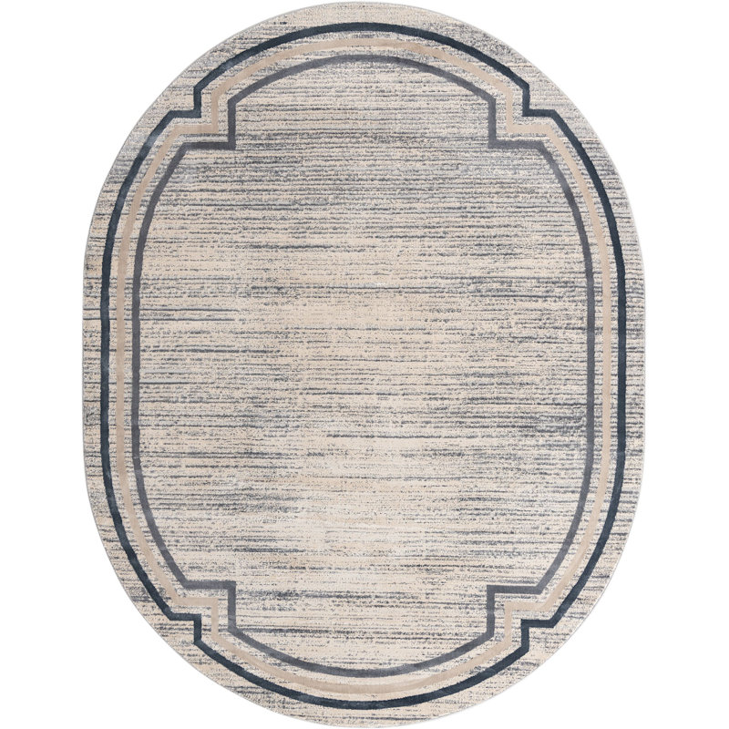 Oriental Indoor Rug, Oval 8' x 10'