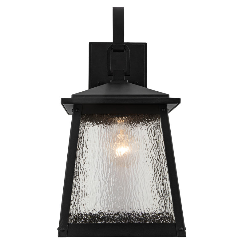 Algaba 16"H Tapered Outdoor Wall Light, 16" H x 8" W x 8.5" D