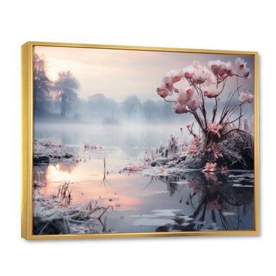 Winter Reverie At The Lake II, reproduction d'art sur toile