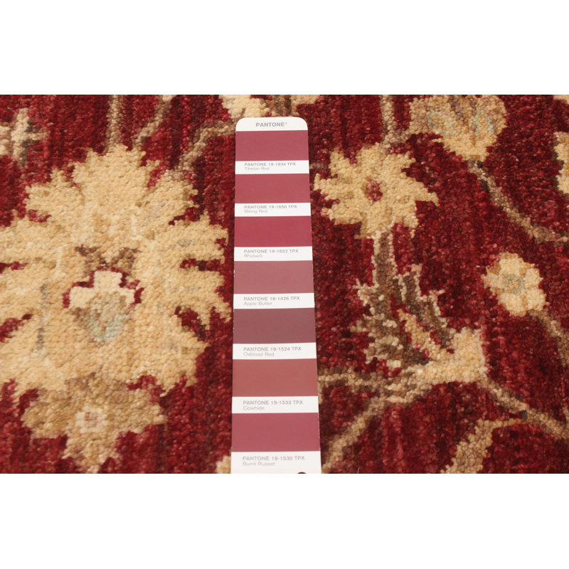 Tapis rouge foncé Chobi Finest 4 pi 1 po x 6 pi 0 po