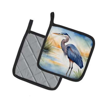 Paire de poignées bleues Heron