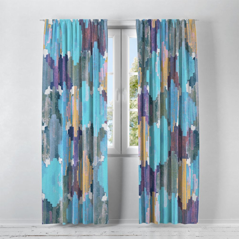 Semi Sheer Curtain Pair, 20" W x 52" L