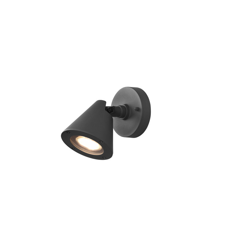 Erene Anthracite GU10 Wall Lantern