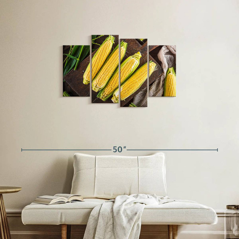 Harnek Corn Cobs, 22" H x 36" W