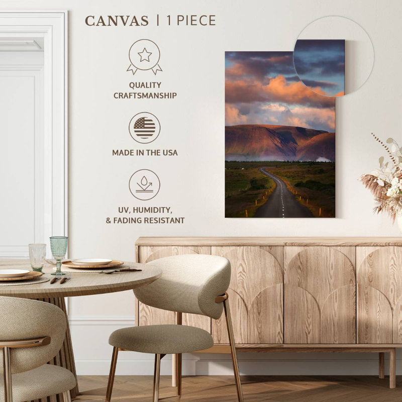 Aime Iceland Highway, 36" H x 24" W