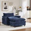 Fauteuil club moderne avec repose-pieds-335454552