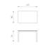 Bricker Extendable Glass Top Metal Base Dining Table-1208724170