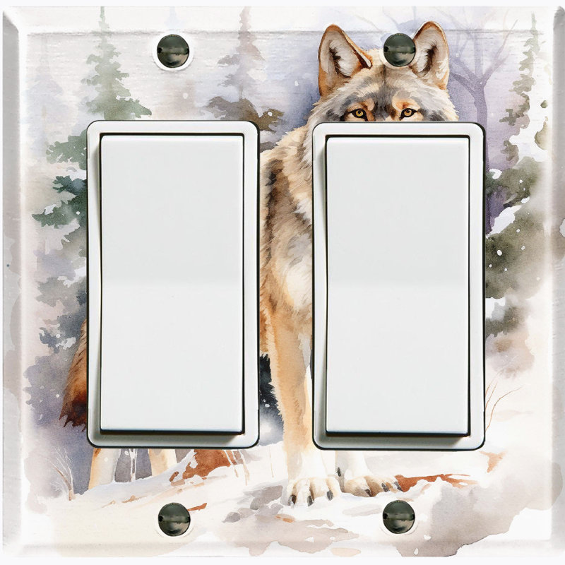 Nature Themed 2 - Gang Rocker Standard Wall Plate