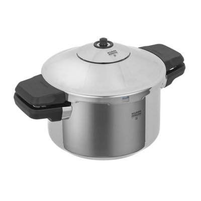 Kuhn Rikon Duromatic Inox Stainless Steel Pressure Cooker for All Hobs, Side Grips