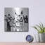  «Grayscale Band 2» par Joachim McMillan, art mural en métal, 12 po x 12 po-1394014400