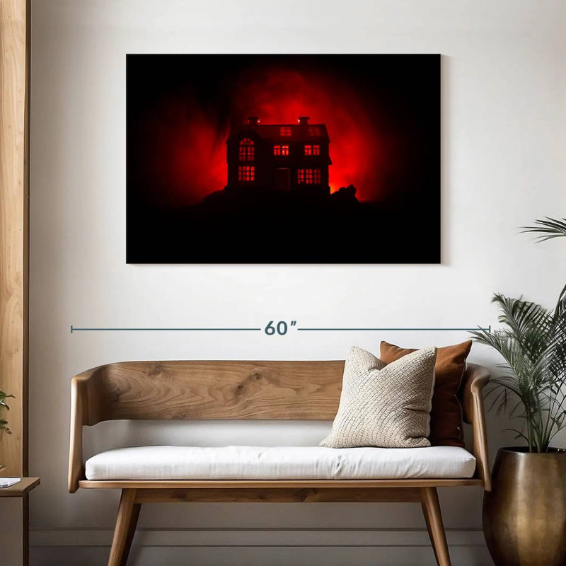 Maison fantôme Hitzel, H 30 po x l 45 po