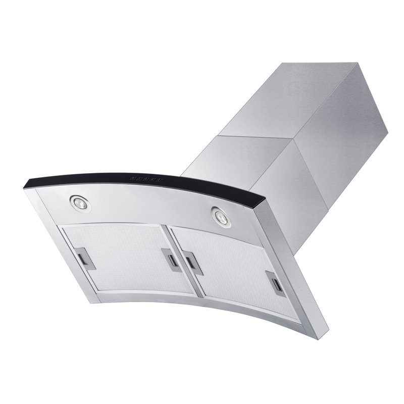 36" KN 400 CFM Convertible Wall Mount Range Hood in Brushed Stainless Steel
