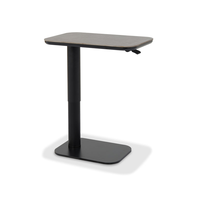 Sabit 35cm Stone Top Console Table, Grey