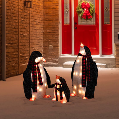 Décoration de Noël extérieure en tissu résistant aux intempéries