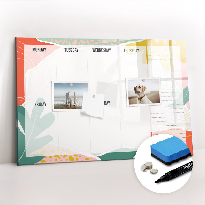 Magnetic Glass Dry Erase Board