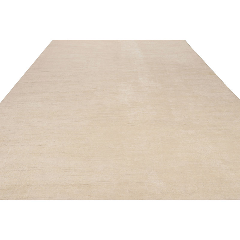 Textural Handmade Kilim Silk Striped Area Rug, Runner 10' x 14'
