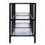 Tyler Metal/Glass TV Stand – Transitional Style - Black