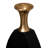 Vintage Gold And Black Fiberglass Tall Floor Vase - Enhances Home Decor With Farmhouse Charm-perfect As A Statement Piece For Living Room Centerpiece, Entryway, Dining Room, And Hallway Decor-23879849