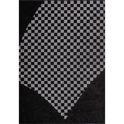 Tapis à carreaux moderne et abstrait