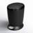 simplehuman 6 Litre / 1.6 Gallon Small Compact Round Bathroom Step Trash Can, Plastic-2381596