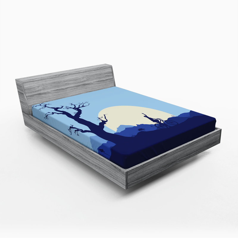 Drap ajusté nature, Drap-housse grand